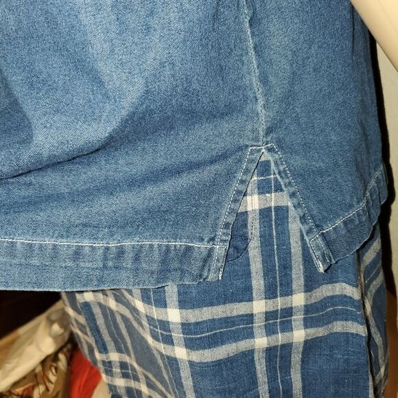 Vintage quizz petite animal SafariDenim shirt - Picture 6 of 9